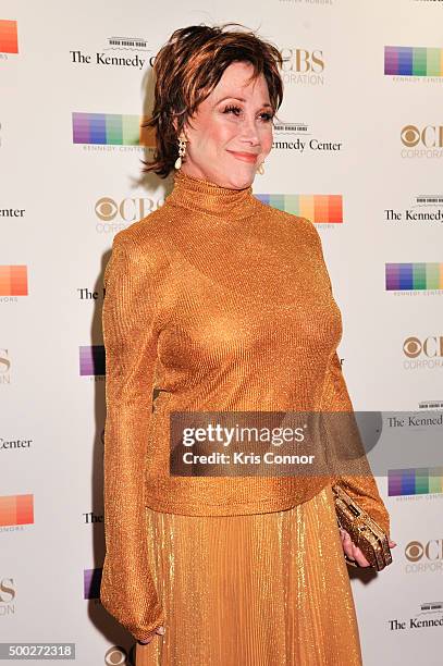 Michele Lee arrives at the 38th Annual Kennedy Center Honors Gala at the Kennedy Center for the Performing Arts on December 6, 2015 in Washington, DC.