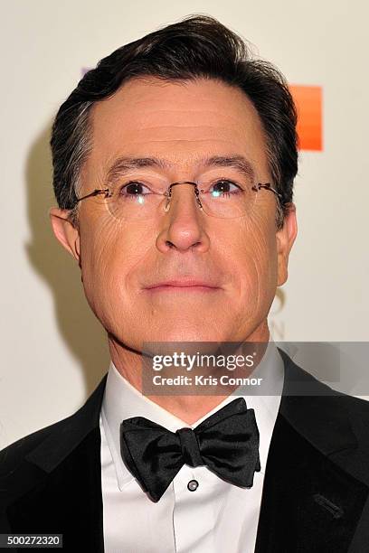 Host Stephen Colbert arrives at the 38th Annual Kennedy Center Honors Gala at the Kennedy Center for the Performing Arts on December 6, 2015 in...