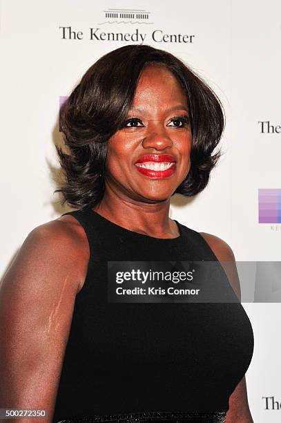 Actress Viola Davis arrives at the 38th Annual Kennedy Center Honors Gala at the Kennedy Center for the Performing Arts on December 6, 2015 in...