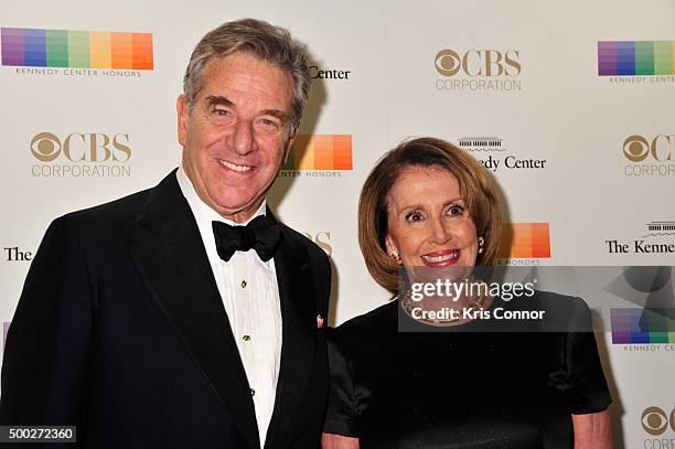 Representative Nancy Pelosi and husband Paul Pelosi arrive at the 38th Annual Kennedy Center Honors Gala at the Kennedy Center for the Performing...