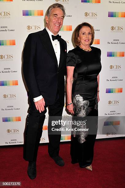 Representative Nancy Pelosi and husband Paul Pelosi arrive at the 38th Annual Kennedy Center Honors Gala at the Kennedy Center for the Performing...