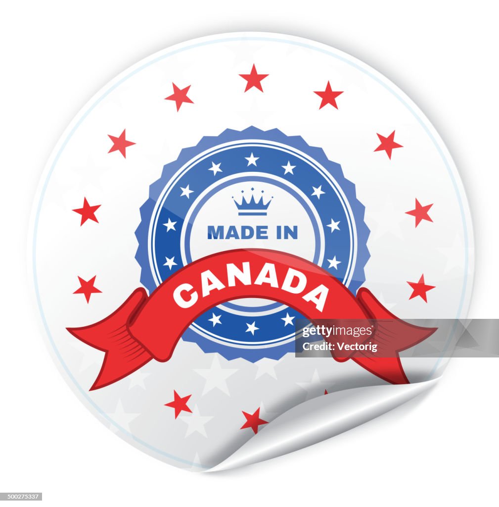 Made in Canada Sticker