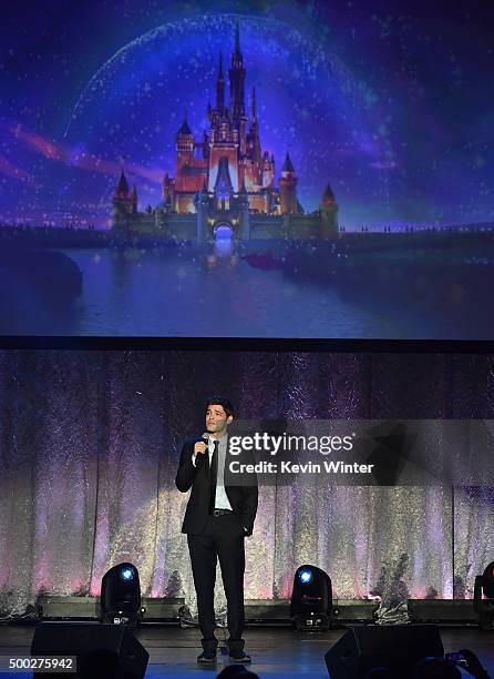 Actor Jeremy Jordan performs onstage during TrevorLIVE LA 2015 at Hollywood Palladium on December 6, 2015 in Los Angeles, California.