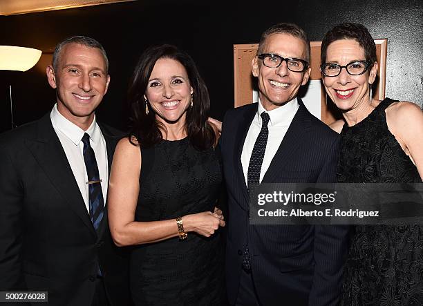 Director Adam Shankman, actress Julia Louis-Dreyfus, honoree Michael Lombardo and executive director and CEO, The Trevor Project Abbe Land attend...