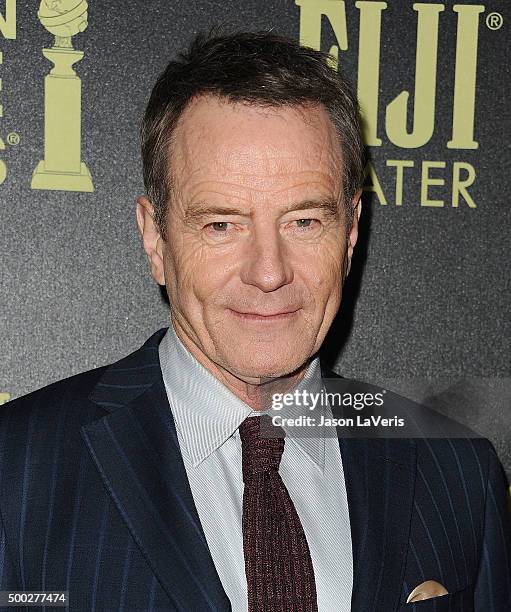 Actor Bryan Cranston attends the Hollywood Foreign Press Association and InStyle's celebration of the 2016 Golden Globe award season at Ysabel on...