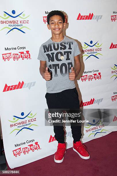 Sayeed Shahidi arrives at the Marines Toys for Tots Celebrity Basketball Game/Toy Drive Fundraiser Presented By ShowBiz Kidz Foundation on December...