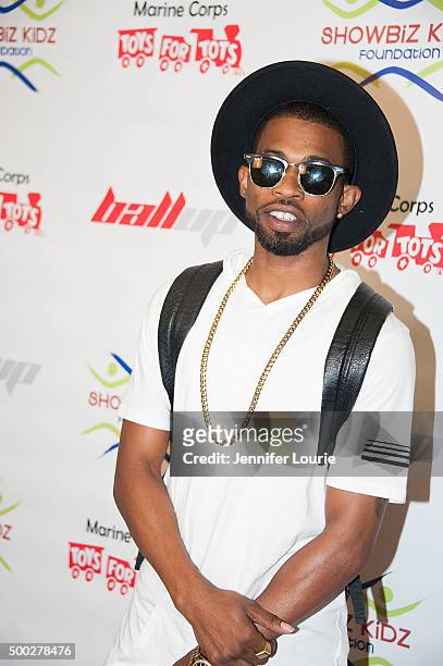 Marcus Paulk arrives at the Marines Toys for Tots Celebrity Basketball Game/Toy Drive Fundraiser Presented By ShowBiz Kidz Foundation on December 6,...