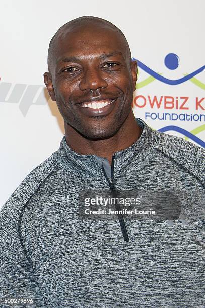 Terrell Owens arrives at the Marines Toys for Tots Celebrity Basketball Game/Toy Drive Fundraiser Presented By ShowBiz Kidz Foundation on December 6,...