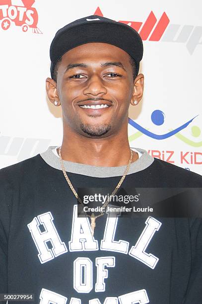 Kirpatrick McCauley arrives at the Marines Toys for Tots Celebrity Basketball Game/Toy Drive Fundraiser Presented By ShowBiz Kidz Foundation on...