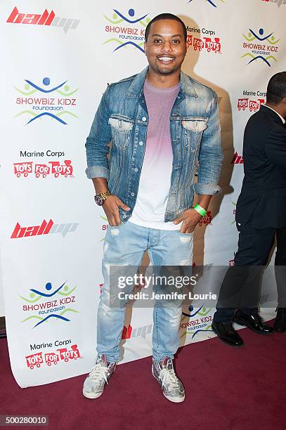Ron G arrives at the Marines Toys for Tots Celebrity Basketball Game/Toy Drive Fundraiser Presented By ShowBiz Kidz Foundation on December 6, 2015 in...
