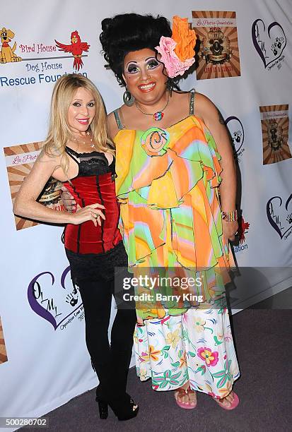 Actress/singer E.G. Daily and Kay Sedia attend the fundraising event to save circus animals of Mexico honoring Tippi Hedren and The Roar Foundation...