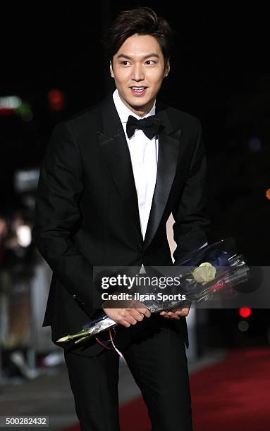 Lee Min-ho attends the 52nd Daejong Film Awards at KBS Hall on November 20, 2015 in Seoul, South Korea.