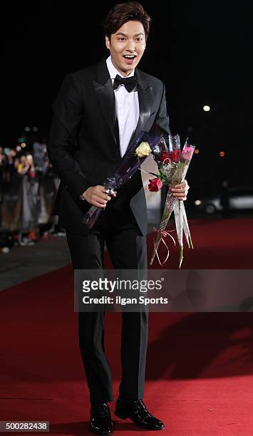 Lee Min-ho attends the 52nd Daejong Film Awards at KBS Hall on November 20, 2015 in Seoul, South Korea.