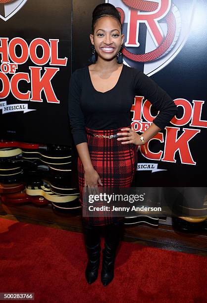 Aleisha Allen attends "School Of Rock" Broadway Opening Night at Hard Rock Cafe New York on December 6, 2015 in New York City.