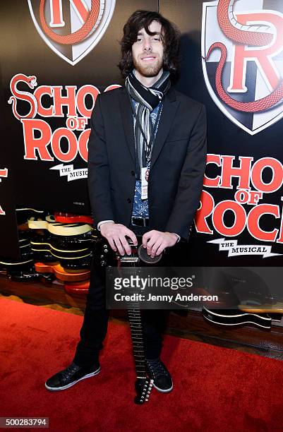 Joey Gaydos Jr. Attends "School Of Rock" Broadway Opening Night at Hard Rock Cafe New York on December 6, 2015 in New York City.