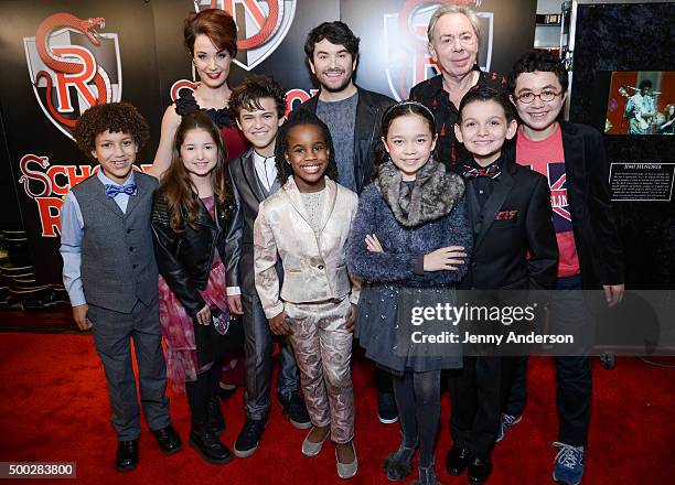 Brandon Niederauer, Evie Dolan, Sierra Boggess, Dante Melucci, Bobbi MacKenzie, Alex Brightman, Isabella Russo, Andrew Lloyd Webber, Luca Padovan and...