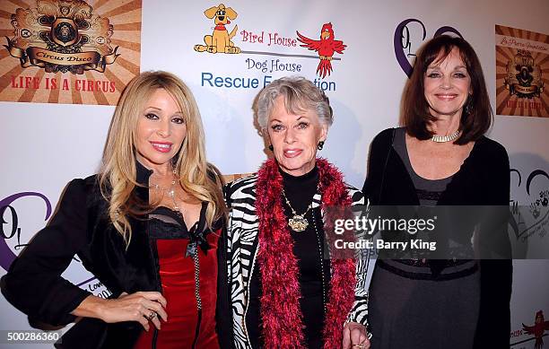 Actress/singer E.G. Daily , actress Tippi Hedren and actress Pamela Sue Martin attend Fundraising Event To Save Circus Animals Of Mexico Honoring...