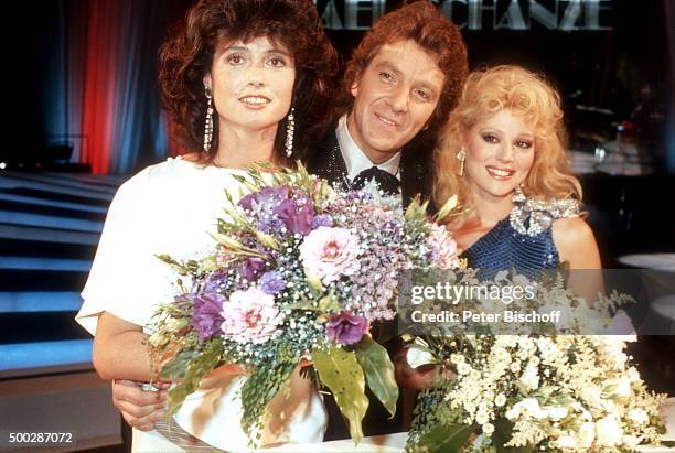 "Gigliola Cinquetti, Michael Schanze, Audrey Landers, ARD-Show ""Die Michael Schanze-Show"" am in Köln, Deutschland. "