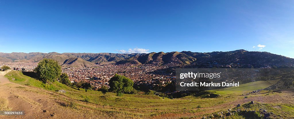 Panorama of Cusco, Peru