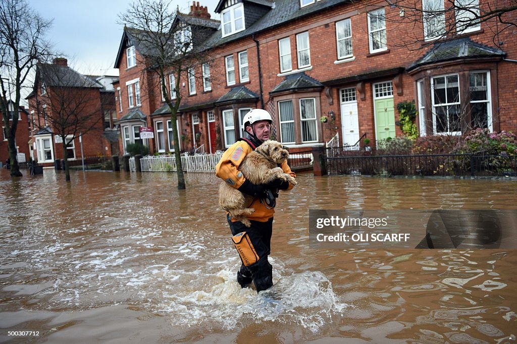 BRITAIN-WEATHER-FLOODS