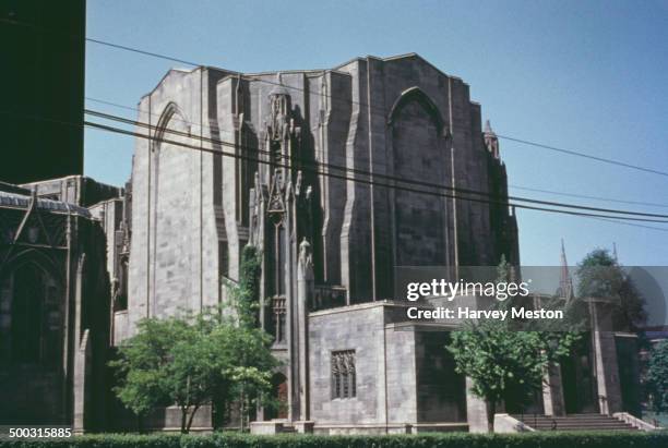 The Stephen Collins Foster Memorial at the University of Pittsburgh, Pennsylvania, USA. Circa 1960.