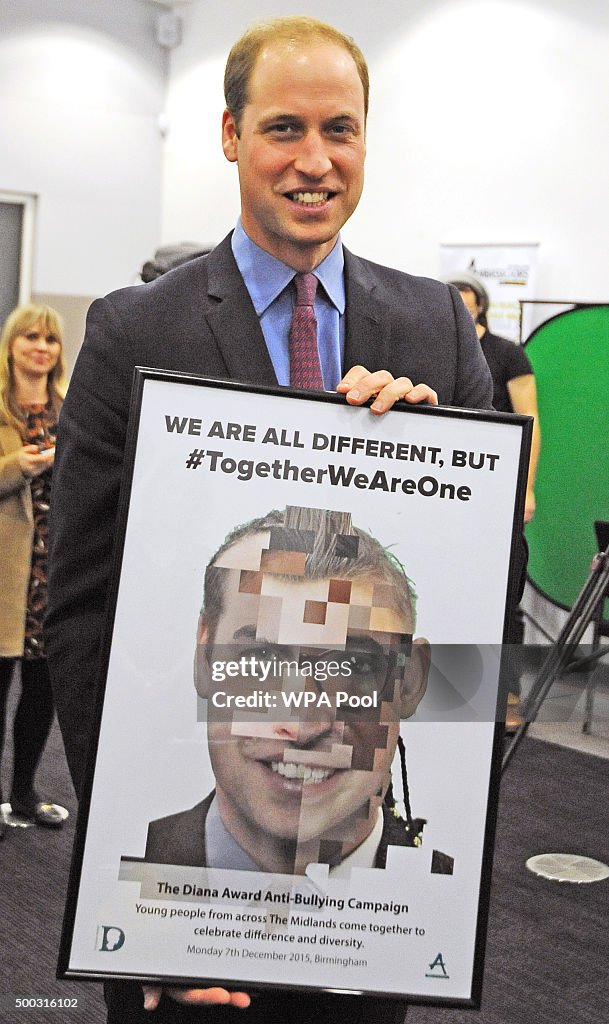 The Duke Of Cambridge Visits Birmingham