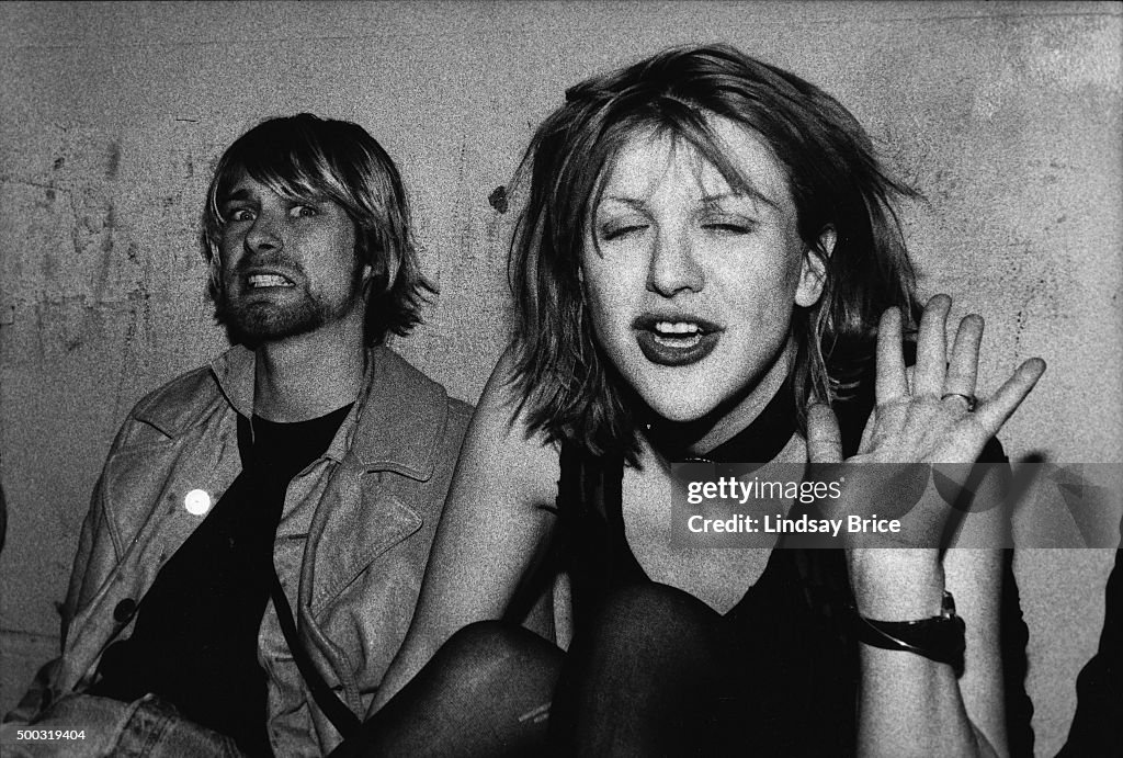 Kurt Cobain And Courtney Love