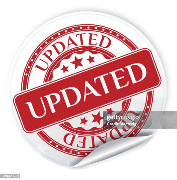 Automatically Updated Sticker 189 Update Stamp Stock Photos, High-Res Pictures, and Images - Getty Images