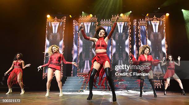 Singers Normani Hamilton, Dinah-Jane Hansen, Camila Cabello, Ally Brooke and Lauren Jauregui of Fifth Harmony perform during the 6th Annual 99.7 NOW!...
