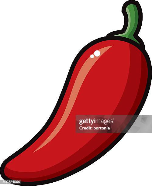 mexican style hot pepper icon - chilli pepper stock illustrations