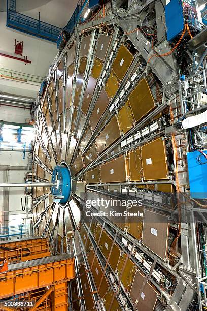 atlas, large hadron collider, cern - large hadron collider stock pictures, royalty-free photos & images