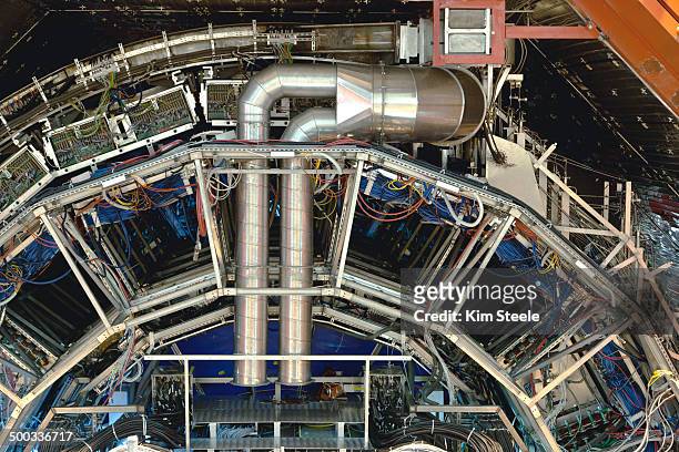 atlas, large hadron collider, cern - hadron collider ストックフォトと画像