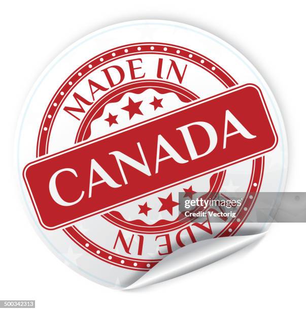 made in canada - made in canada stock illustrations