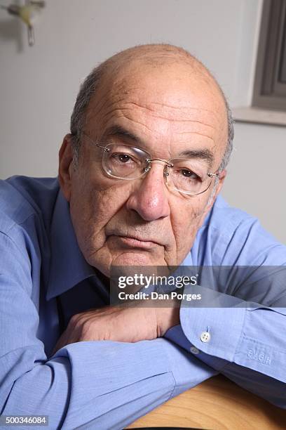 Portrait of former politician Yossi Sarid, former Minister of Education of Israel and member of the Knesset and one the leaders of the Israeli left,...