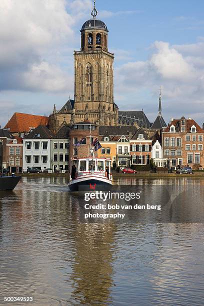 leaving the centre of deventer - deventer stockfoto's en -beelden