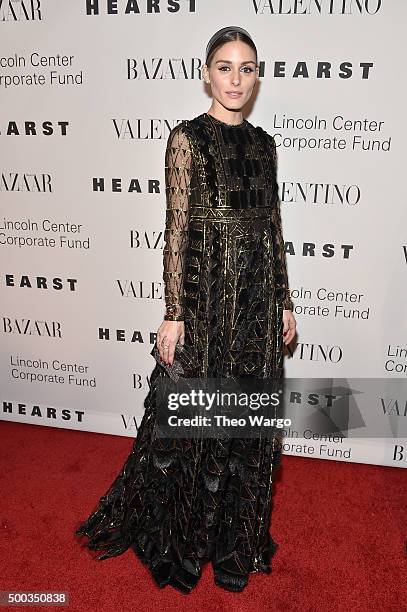 Olivia Palermo attends "An Evening Honoring Valentino" Lincoln Center Corporate Fund Gala at Alice Tully Hall at Lincoln Center on December 7, 2015...