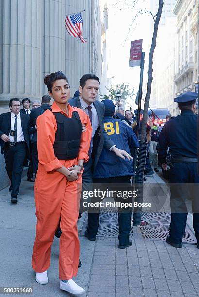 Quantico" - At Quantico, an emergency disciplinary hearing causes deep secrets to be spilled, while in the future Alex works covertly with her team...