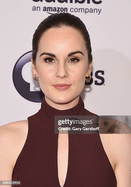 Actress Michelle Dockery attends the "Downton Abbey" Series Season Six premiere at Millenium Hotel on December 7, 2015 in New York City.