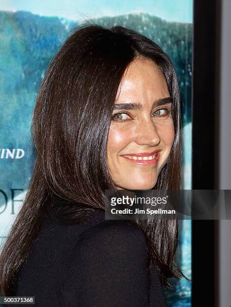 Actress Jennifer Connelly attends the "In The Heart Of The Sea" New York premiere at Frederick P. Rose Hall, Jazz at Lincoln Center on December 7,...