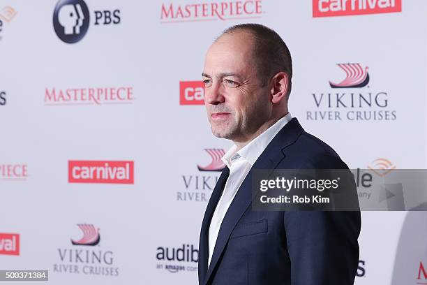 Gareth Neame attends "Downton Abbey" series season six premiere at Millenium Hotel on December 7, 2015 in New York City.