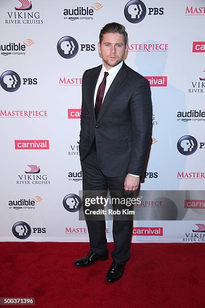 Allen Leech attends "Downton Abbey" series season six premiere at Millenium Hotel on December 7, 2015 in New York City.