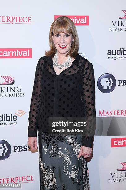 Phyllis Logan attends "Downton Abbey" series season six premiere at Millenium Hotel on December 7, 2015 in New York City.