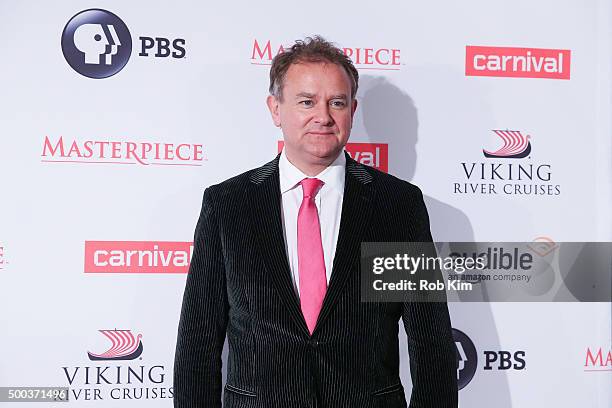 Hugh Bonneville attends "Downton Abbey" series season six premiere at Millenium Hotel on December 7, 2015 in New York City.