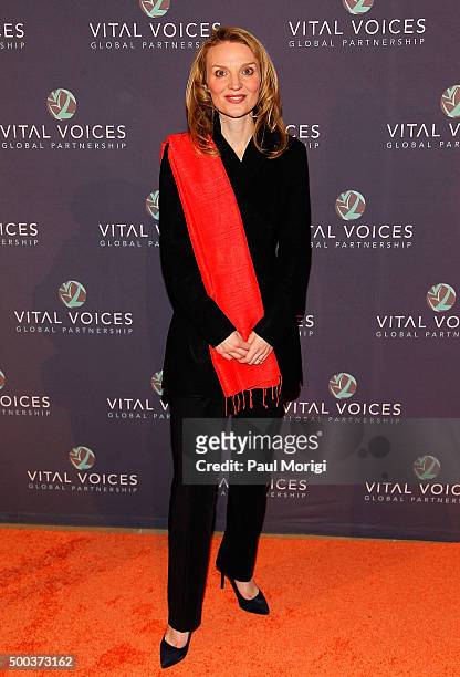 Alyse Nelson, CEO, Vital Voices, attends the Vital Voices Solidarity Awards at IAC Building on December 7, 2015 in New York City.