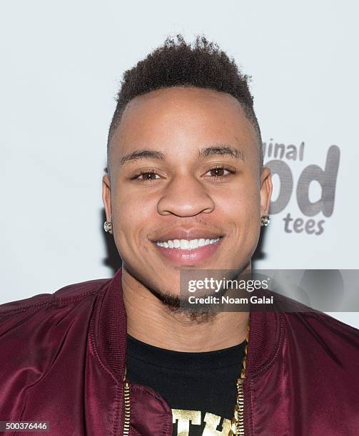 Actor Rotimi attends the Ty Hunter Emoji app launch on December 7, 2015 in New York City.