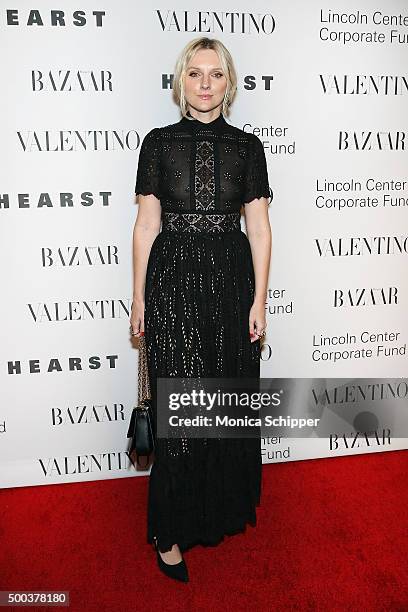 Fashion journalist Laura Brown attends "An Evening Honoring Valentino" Lincoln Center Corporate Fund Gala - Inside Arrivals at Alice Tully Hall at...