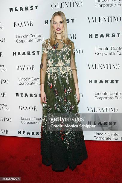 Model Vanessa Axente attends "An Evening Honoring Valentino" Lincoln Center Corporate Fund Gala - Inside Arrivals at Alice Tully Hall at Lincoln...