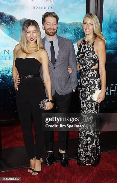 Actor Matthew Morrison attends the "In The Heart Of The Sea" New York premiere at Frederick P. Rose Hall, Jazz at Lincoln Center on December 7, 2015...