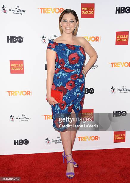 Actress Rachel Bloom attends TrevorLIVE LA 2015 at Hollywood Palladium on December 6, 2015 in Los Angeles, California.