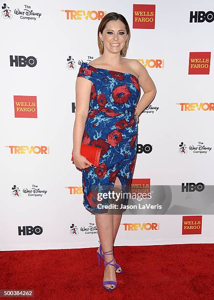 Actress Rachel Bloom attends TrevorLIVE LA 2015 at Hollywood Palladium on December 6, 2015 in Los Angeles, California.